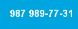 987 989-77-31